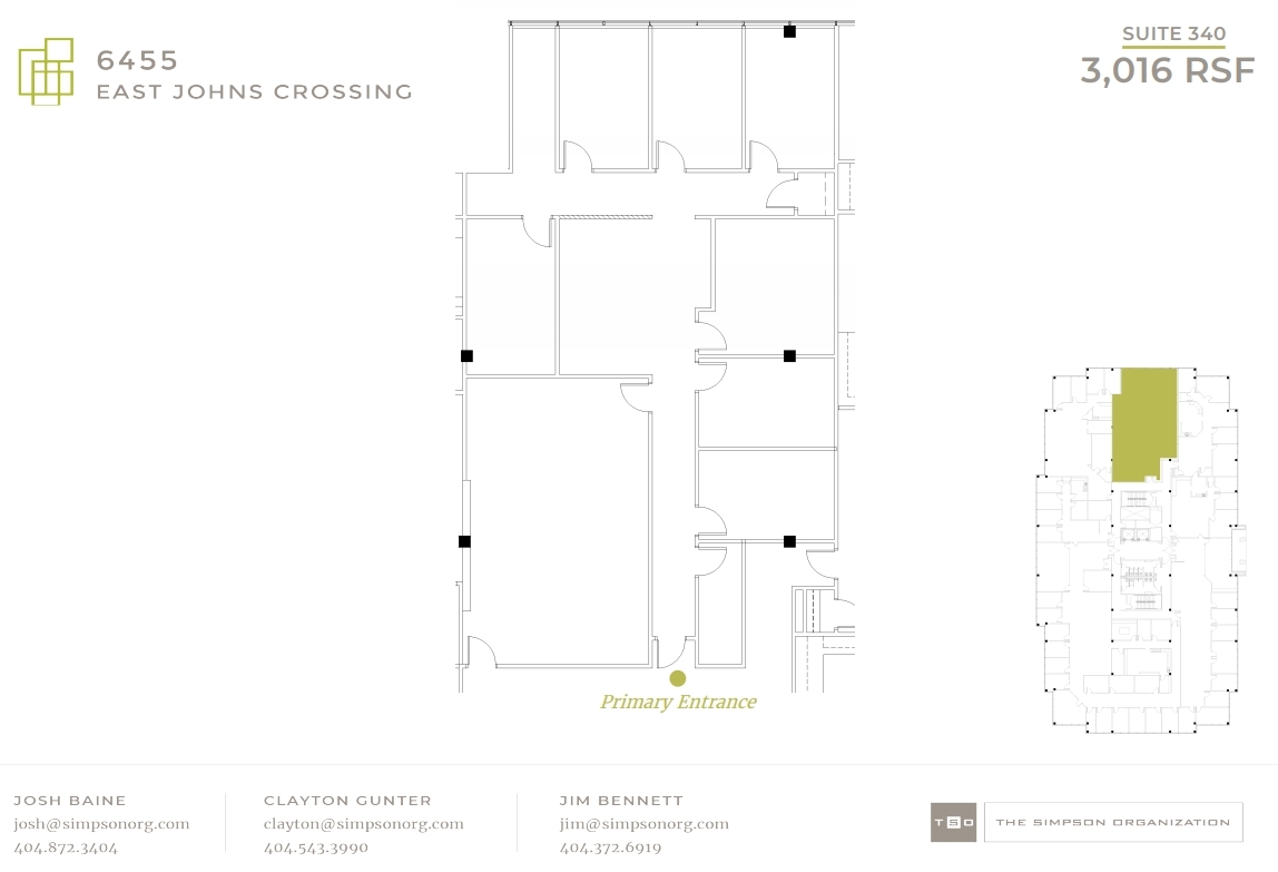 6455 E Johns Xing, Johns Creek, GA for lease Floor Plan- Image 1 of 1