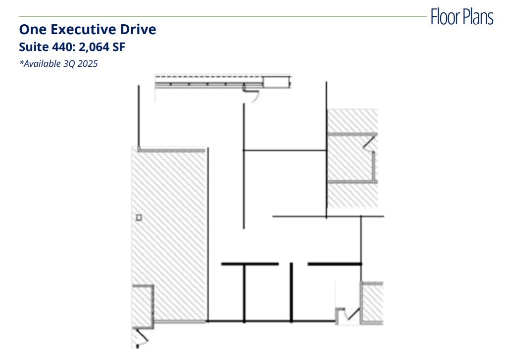 One Executive Drive, Marlton, NJ for lease Floor Plan- Image 1 of 1