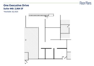 One Executive Drive, Marlton, NJ for lease Floor Plan- Image 1 of 1