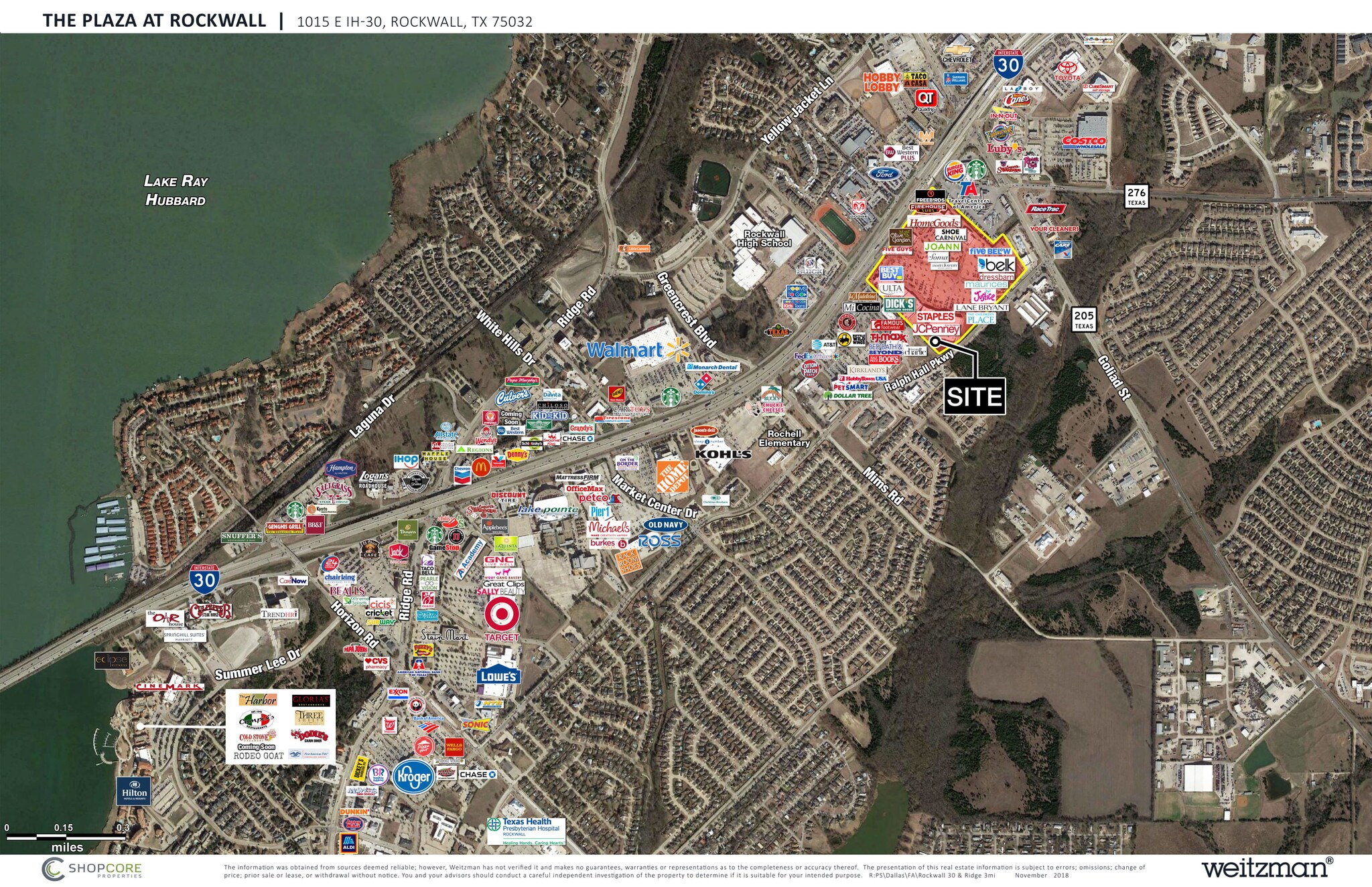 Interstate 30 Interstate 30 & Hwy 205, Rockwall, TX 75032 The Plaza