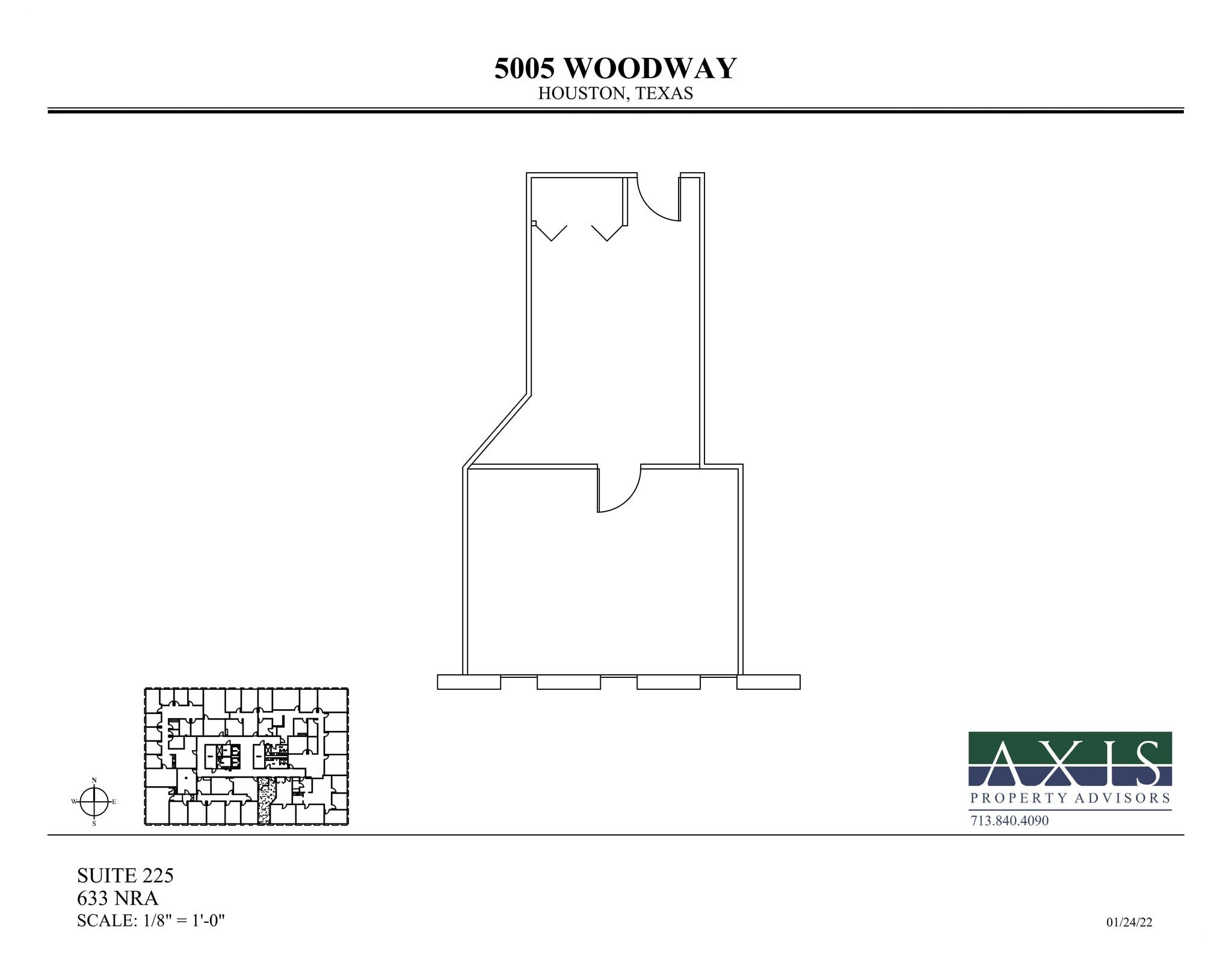 5005 Woodway Dr, Houston, TX for lease Site Plan- Image 1 of 1