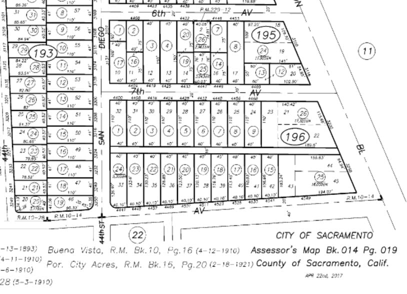 3258 Stockton Blvd, Sacramento, CA for lease - Plat Map - Image 2 of 11