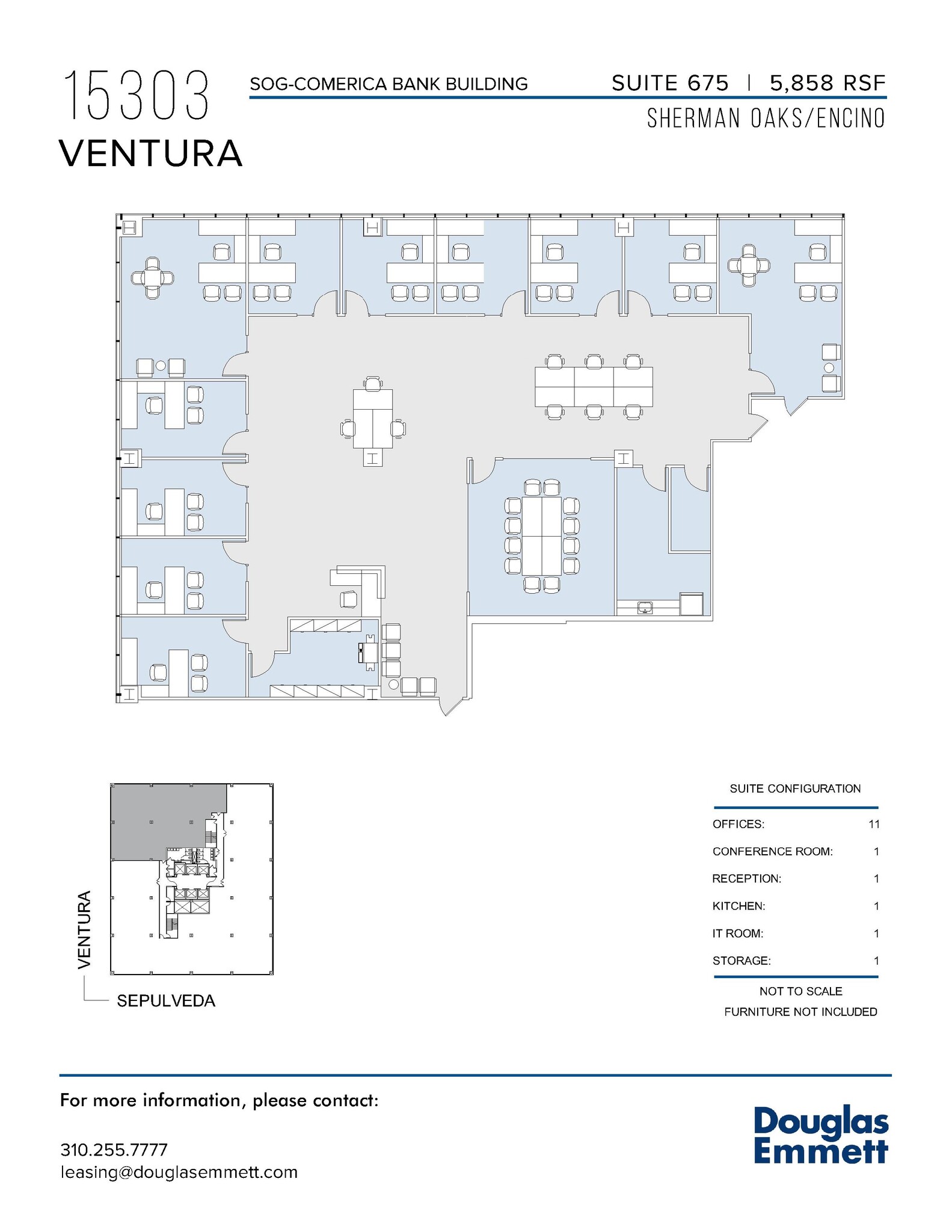 15301 Ventura Blvd, Sherman Oaks, CA for lease Floor Plan- Image 1 of 1