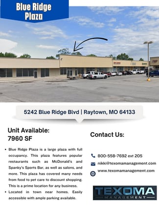 More details for 5210-5252 Blue Ridge Blvd, Raytown, MO - Retail for Lease