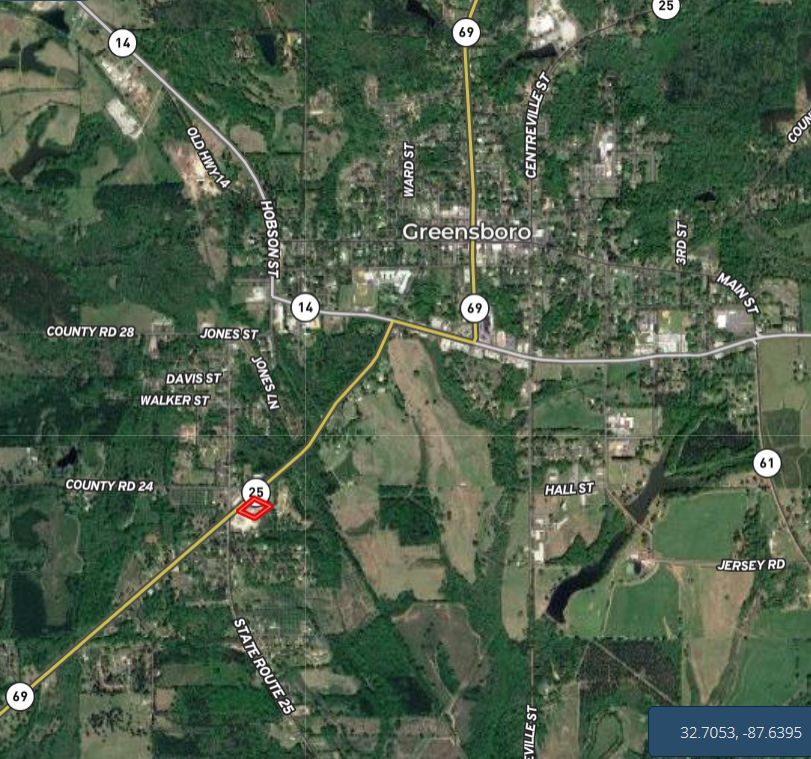 201 Demopolis St, Greensboro, AL 36744 Kynard Building