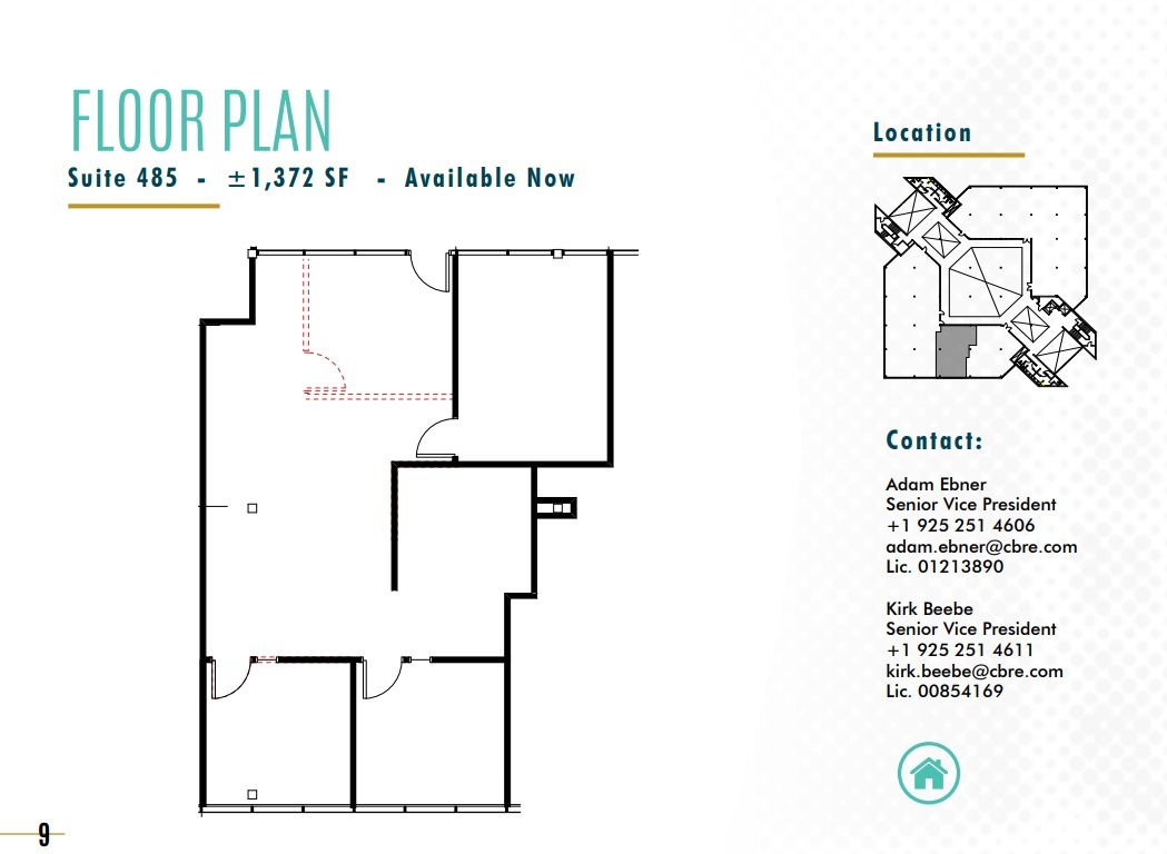 2333 San Ramon Valley Blvd, San Ramon, CA for lease Floor Plan- Image 1 of 1