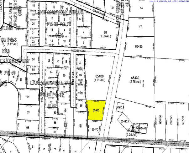 16110-16122 N Florida Ave, Lutz, FL for lease - Plat Map - Image 3 of 7