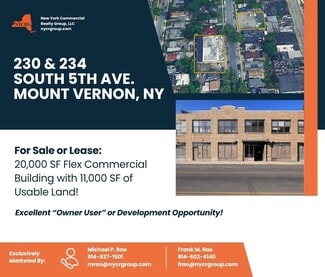 More details for 230-234 S 5th Ave, Mount Vernon, NY - Industrial for Lease