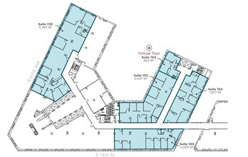 1400-1422 Euclid Ave, Cleveland, OH for lease Floor Plan- Image 1 of 1