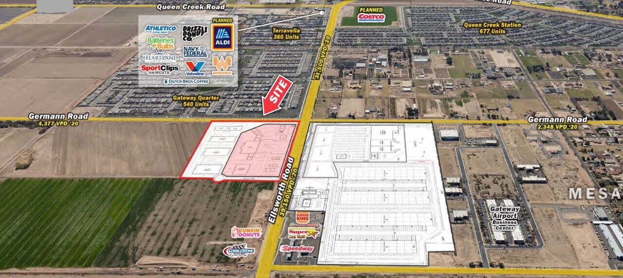 NEC Ellsworth Rd. & Germann Rd, Mesa, AZ 85212 Retail