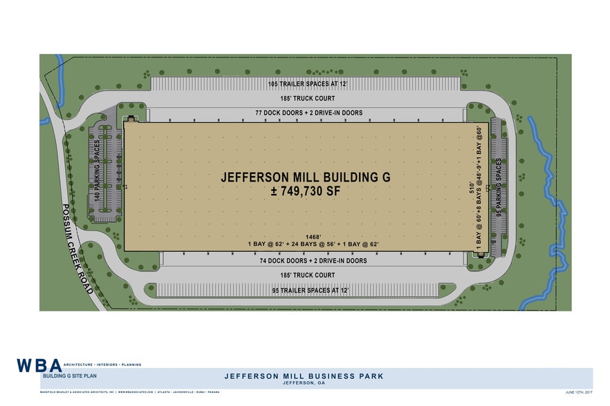 Jefferson Mill Business Park -, Jefferson, GA for sale - Site Plan - Image 1 of 1