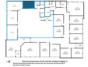 415 W Golf Rd, Arlington Heights, IL for lease Building Photo- Image 2 of 5