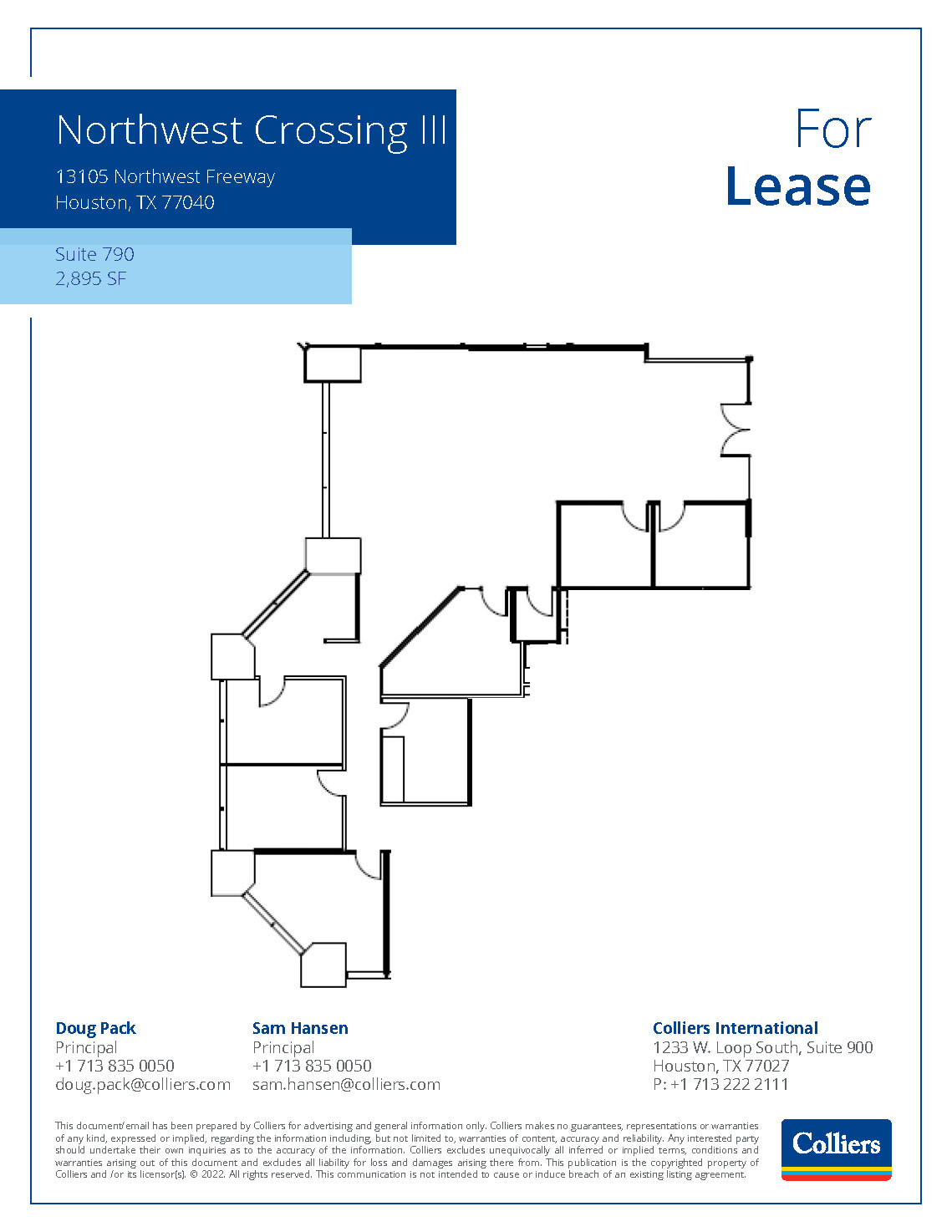 13105 Northwest Fwy, Houston, TX for lease Floor Plan- Image 1 of 1