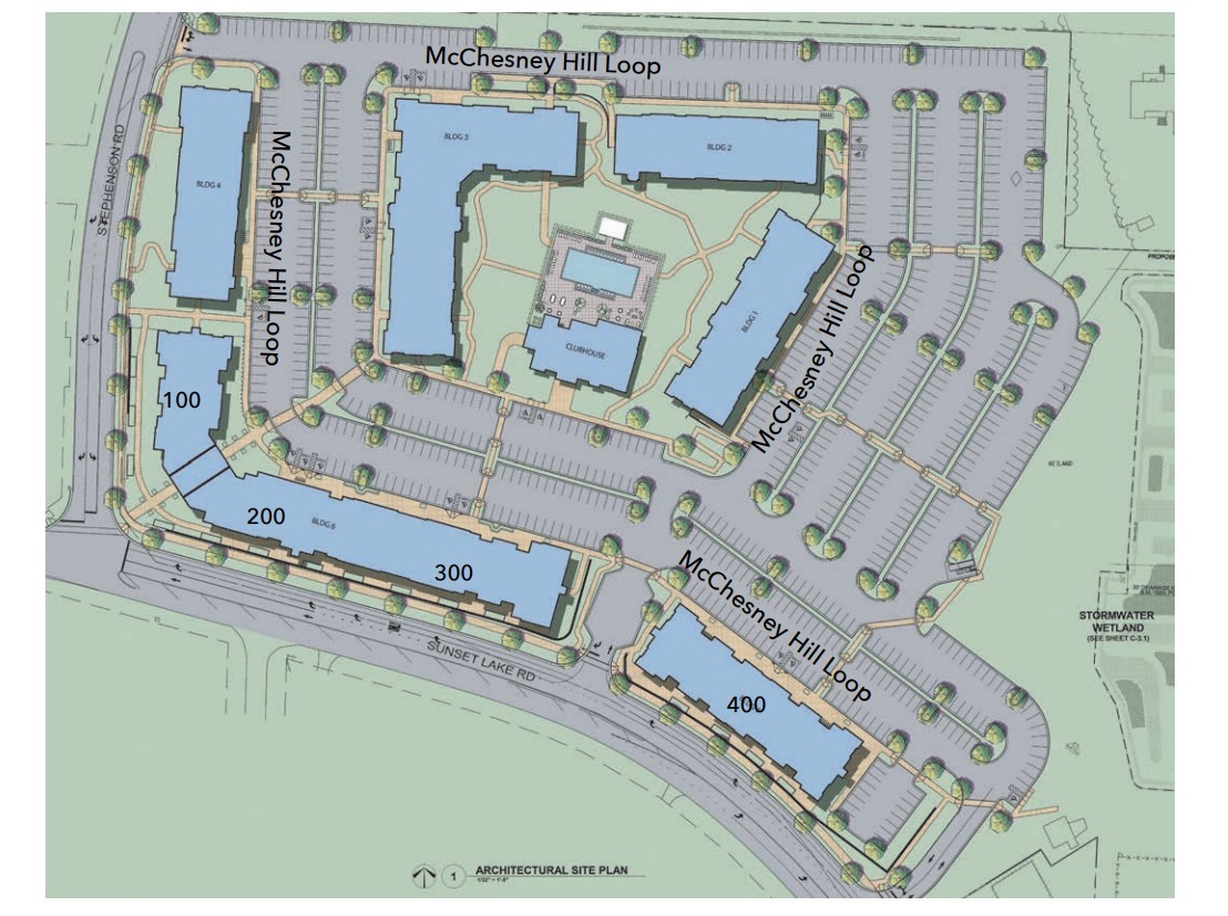 200 McChesney Hill Loop, Apex, NC for lease Site Plan- Image 1 of 1