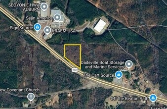 0 Highway 280, Dadeville, AL - AERIAL map view