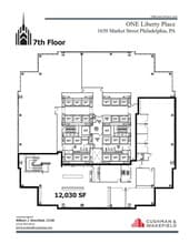 1650 Market St, Philadelphia, PA for lease Floor Plan- Image 1 of 1