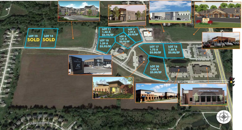 NW 86th St, Johnston, IA for sale - Aerial - Image 1 of 1