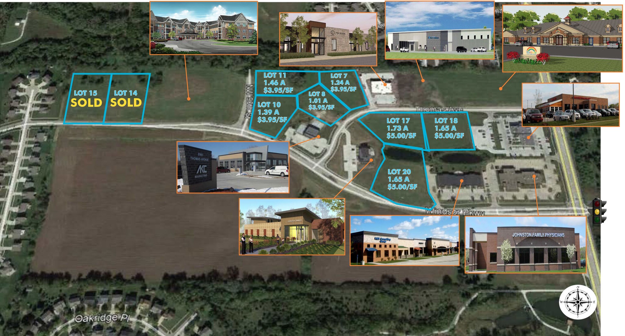 NW 86th St, Johnston, IA for sale Aerial- Image 1 of 1