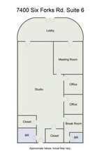 7400-7440 Six Forks Rd, Raleigh, NC for lease Floor Plan- Image 1 of 1