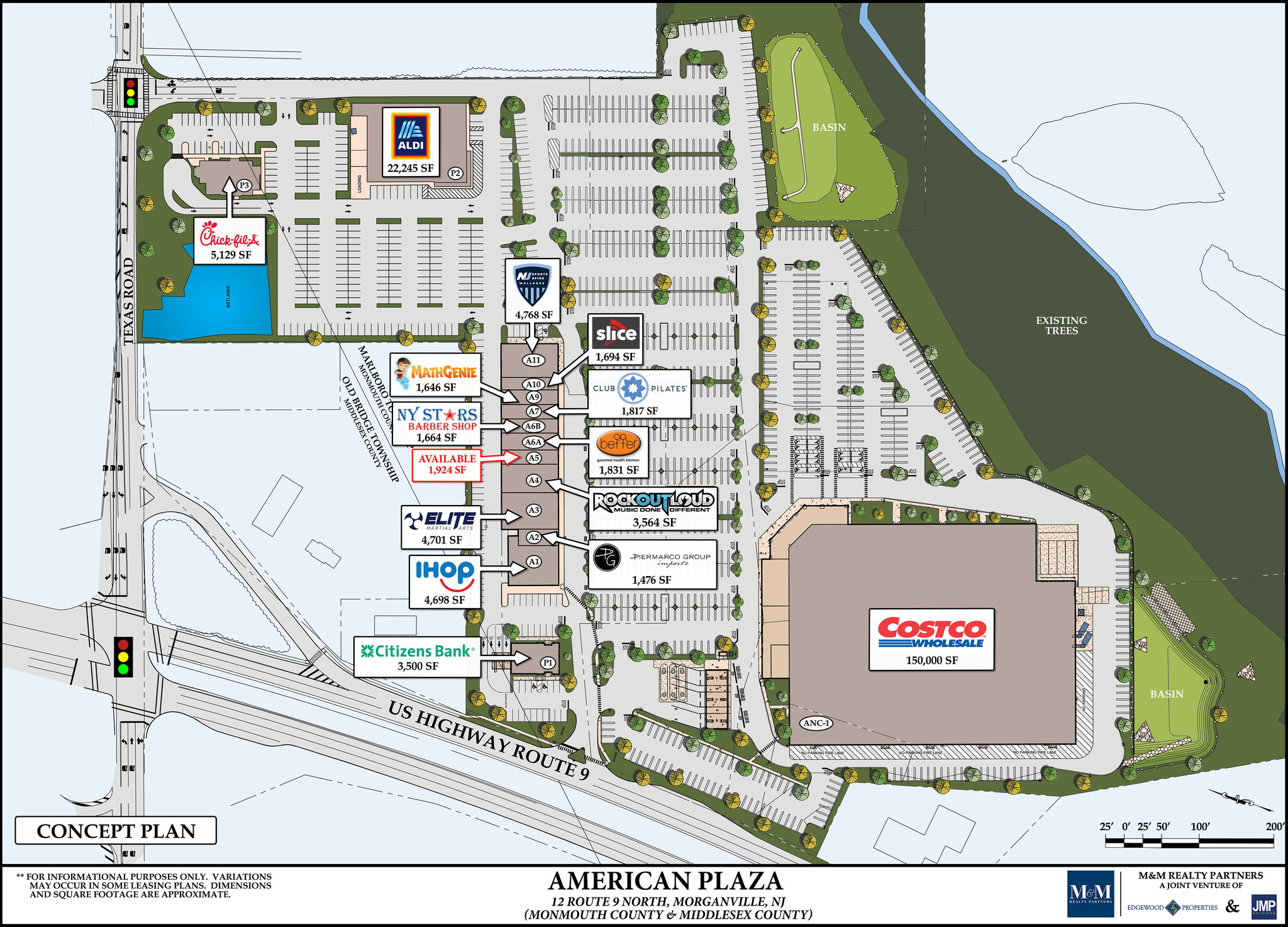 18 Highway 9, Morganville, NJ for lease Site Plan- Image 1 of 1