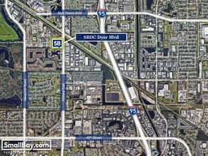 4574 Dyer Blvd, West Palm Beach, FL - AERIAL map view