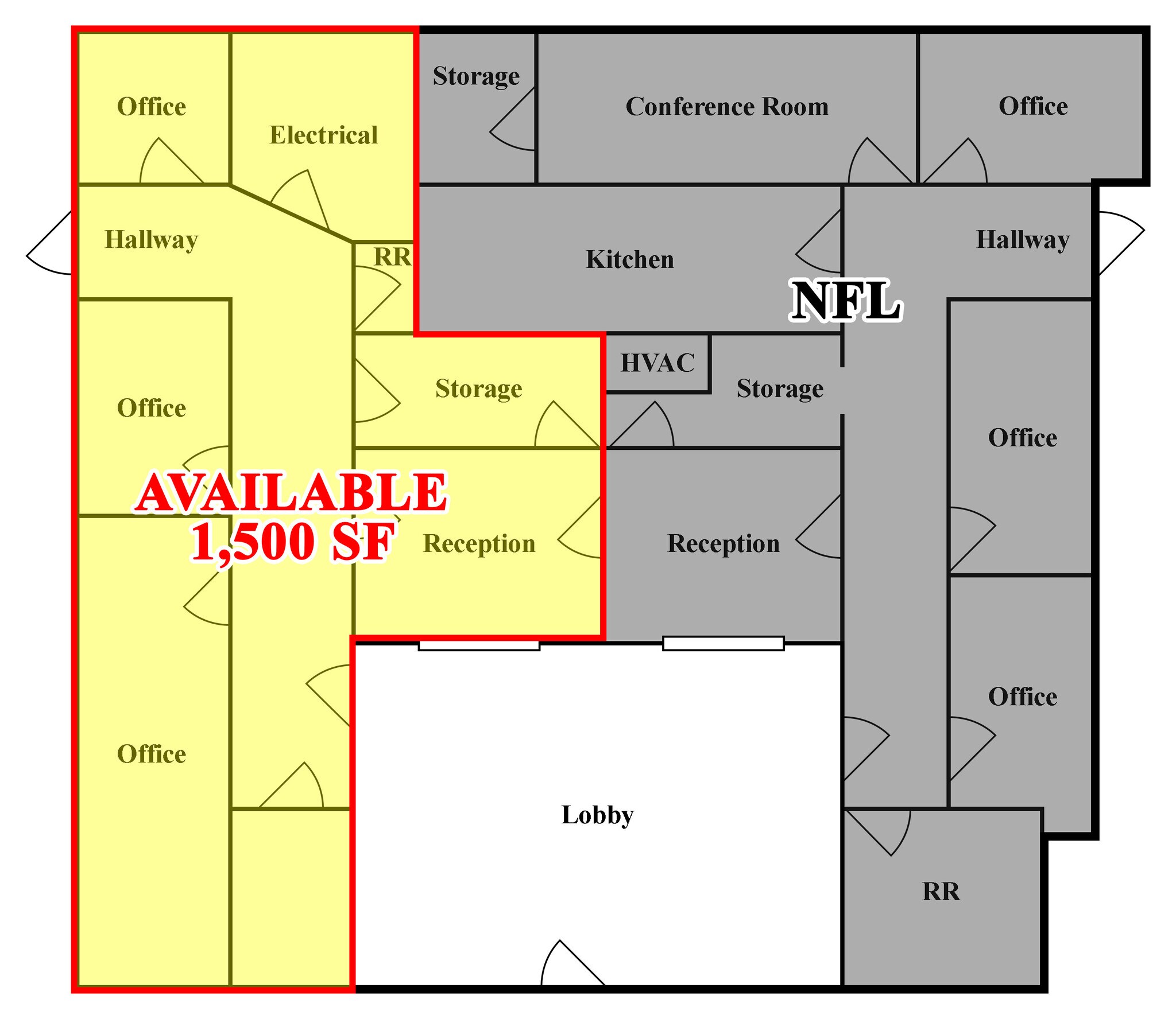 341 Margie Dr, Warner Robins, GA for lease Floor Plan- Image 1 of 1
