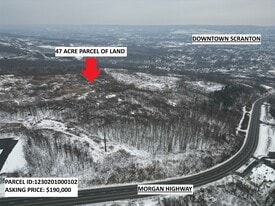 Clover & West Of Rr Street St, Scranton PA - Mining Land