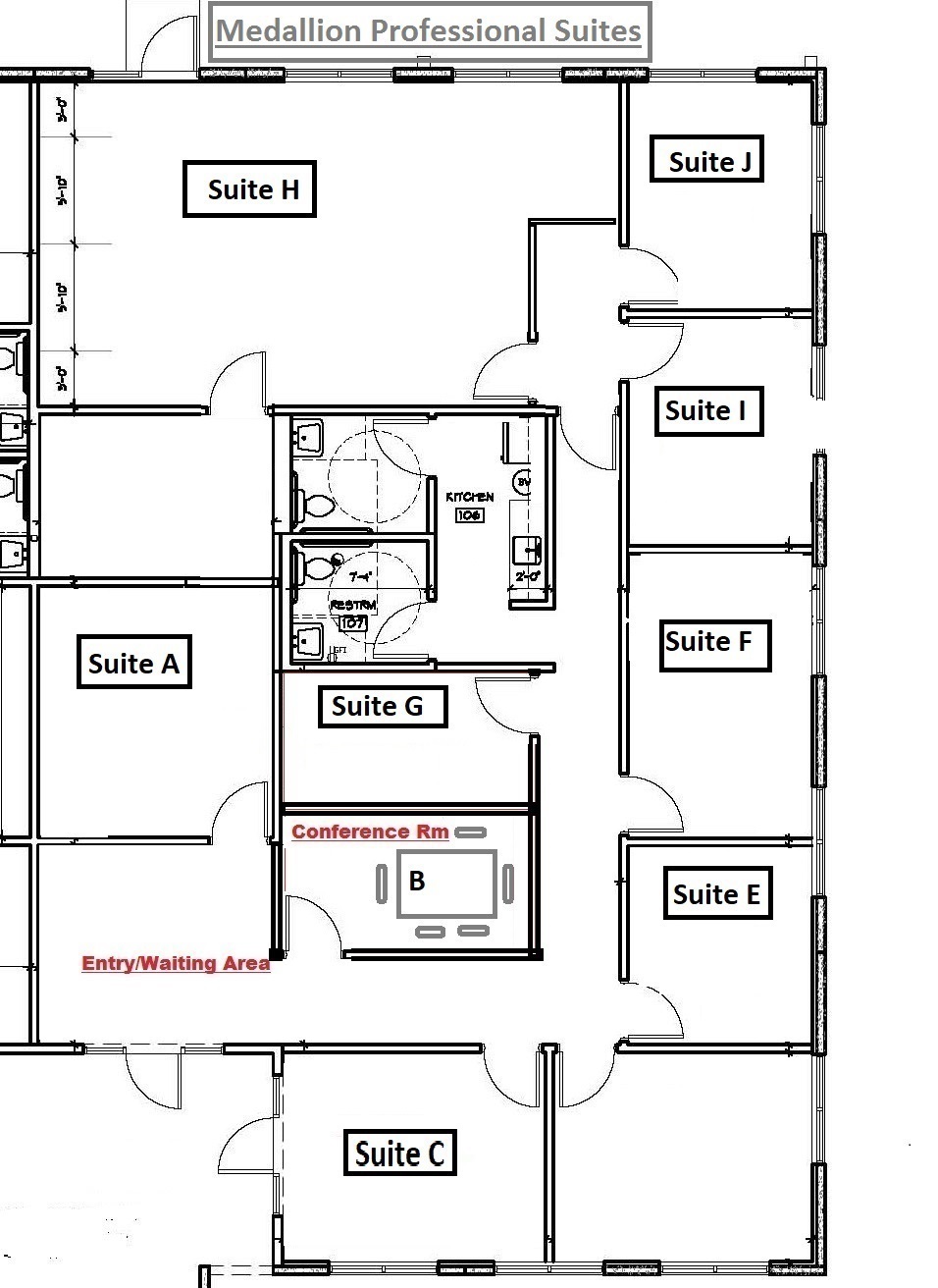 2604 Cypress Ridge Blvd, Wesley Chapel, FL for lease Floor Plan- Image 1 of 1