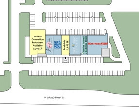 7417 W Grand Pky S, Richmond, TX for lease Site Plan- Image 1 of 1
