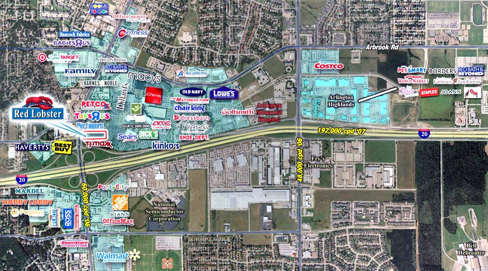 4233 S Cooper St, Arlington, TX for sale Aerial- Image 1 of 1