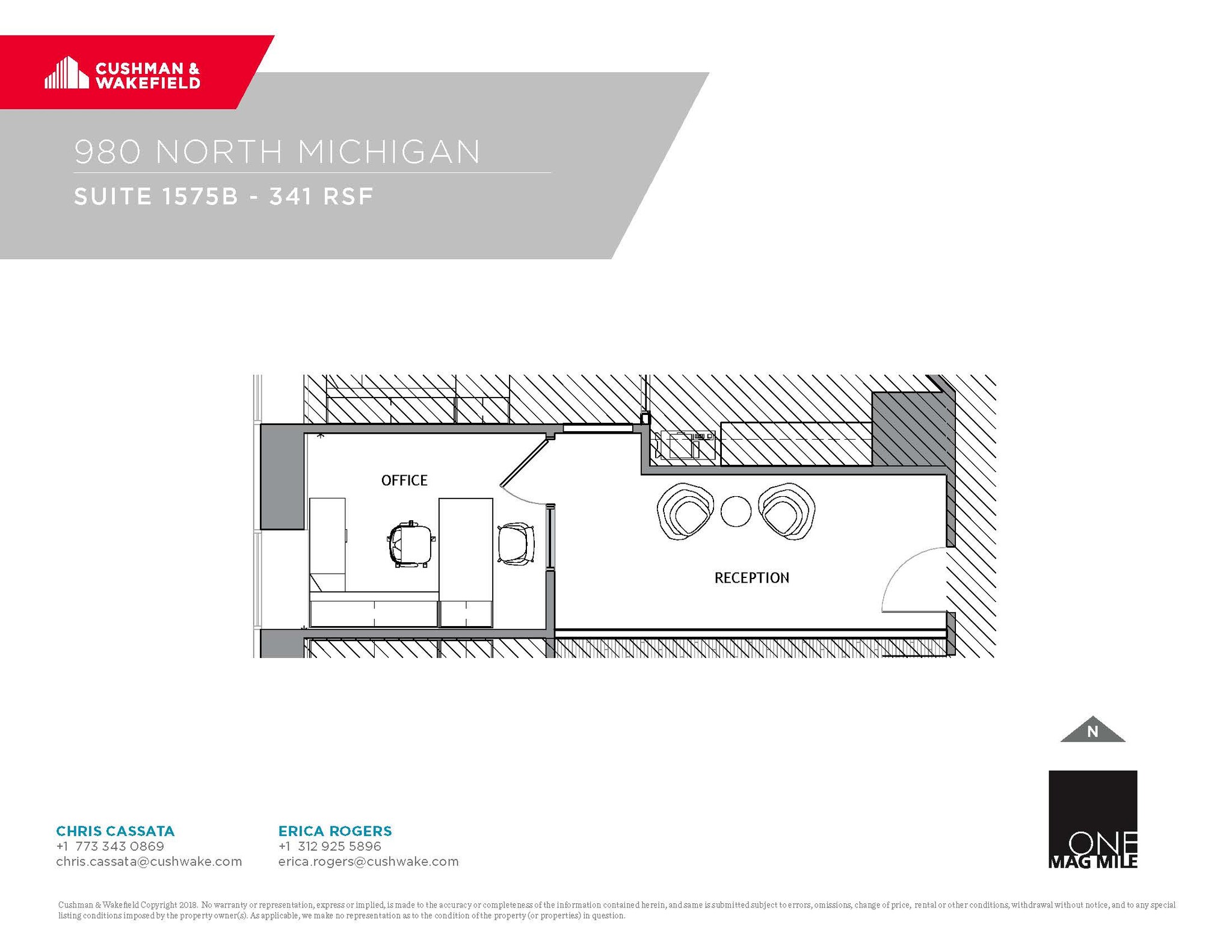 980 N Michigan Ave, Chicago, IL for lease Floor Plan- Image 1 of 1