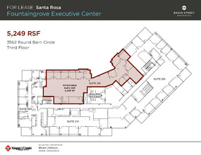 3562 Round Barn Cir, Santa Rosa, CA for lease Floor Plan- Image 1 of 1