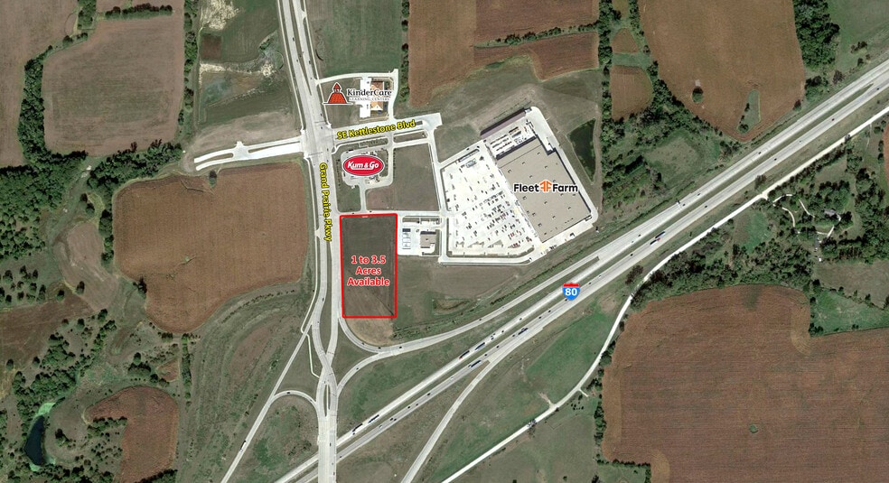 Grand Prairie Parkway, Waukee, IA for lease - Aerial - Image 1 of 1