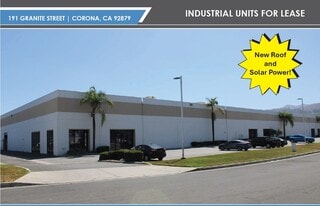 191 Granite St, Corona CA - Warehouse