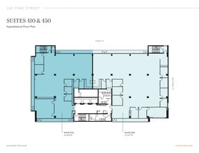 160 Pine St, San Francisco, CA for lease Floor Plan- Image 2 of 2