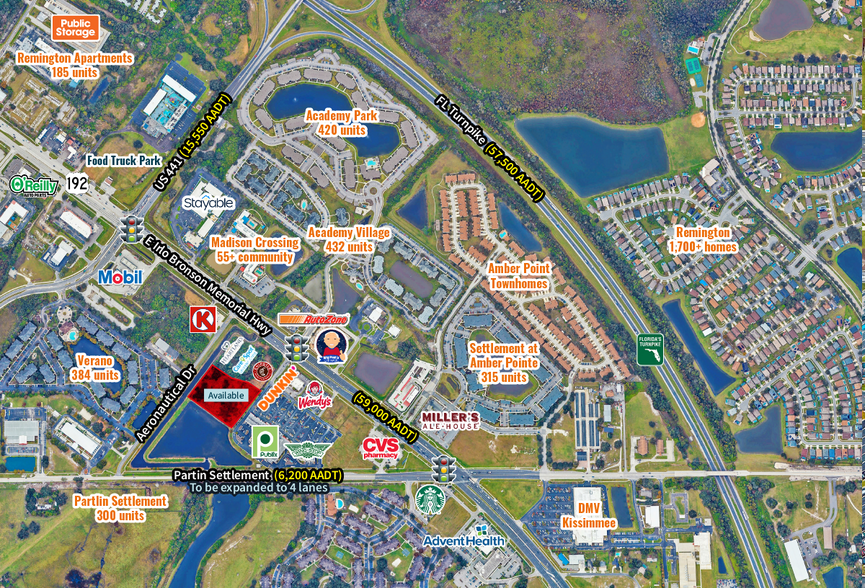 Aeronautical, Kissimmee, FL for lease - Aerial - Image 2 of 2