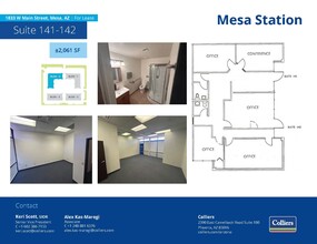 1833 W Main St, Mesa, AZ for lease Floor Plan- Image 1 of 8