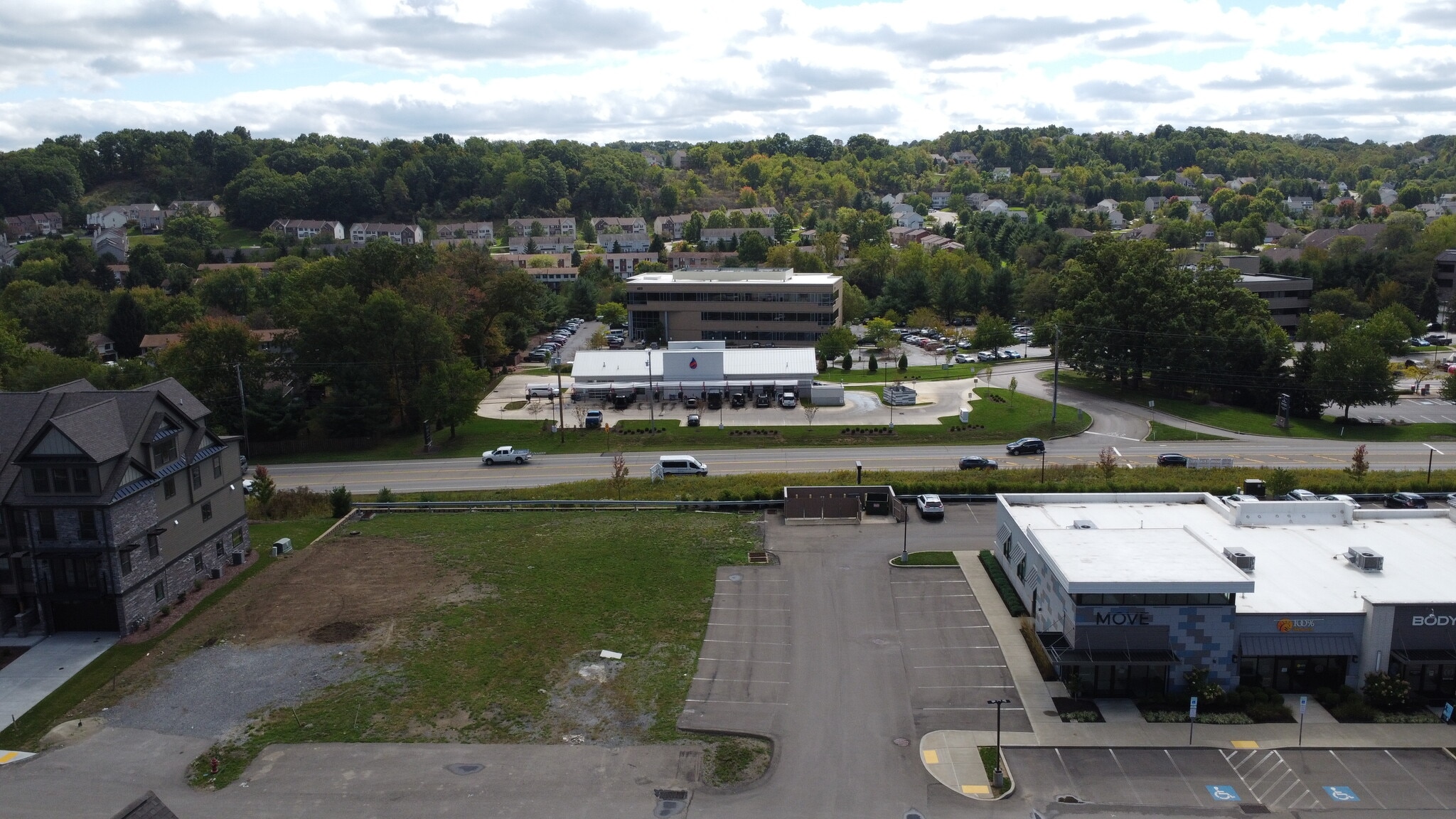 128 Enclave Dr, Seven Fields, PA for lease Aerial- Image 1 of 9