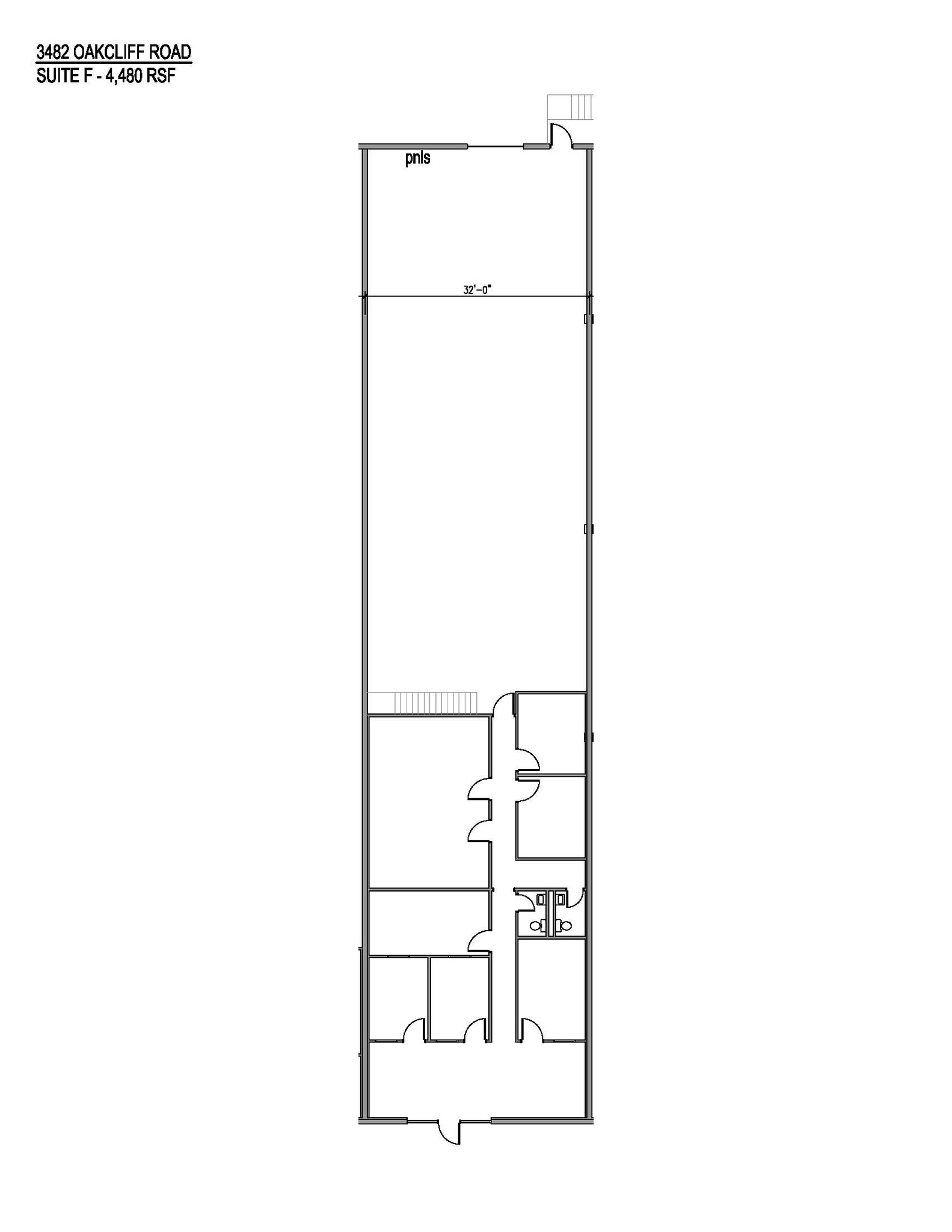 3482 Oakcliff Rd, Doraville, GA for lease Floor Plan- Image 1 of 1