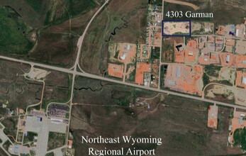 4303 Garman Rd, Gillette, WY - aerial  map view