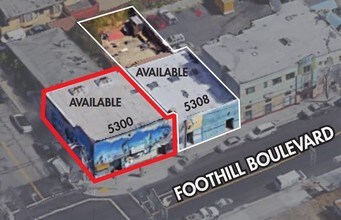 5300-5308 Foothill Blvd, Oakland, CA - AERIAL  map view