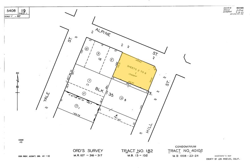 767 N Hill St, Los Angeles, CA for lease - Plat Map - Image 2 of 3