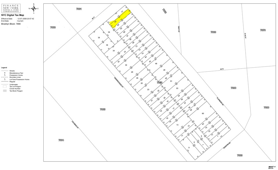 2066 Flatbush Ave, Brooklyn, NY for sale - Plat Map - Image 2 of 2