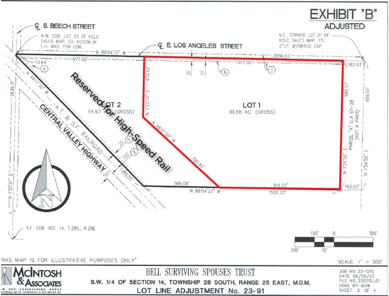 SEC Los Angeles St Golds Ave, Shafter, CA for sale - Site Plan - Image 3 of 4