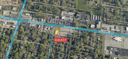 1036 W Sunshine St, Springfield, MO - AERIAL  map view - Image1