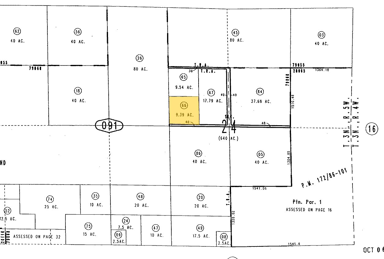 4850 Telephone Canyon Rd, Hesperia, CA for sale Plat Map- Image 1 of 1