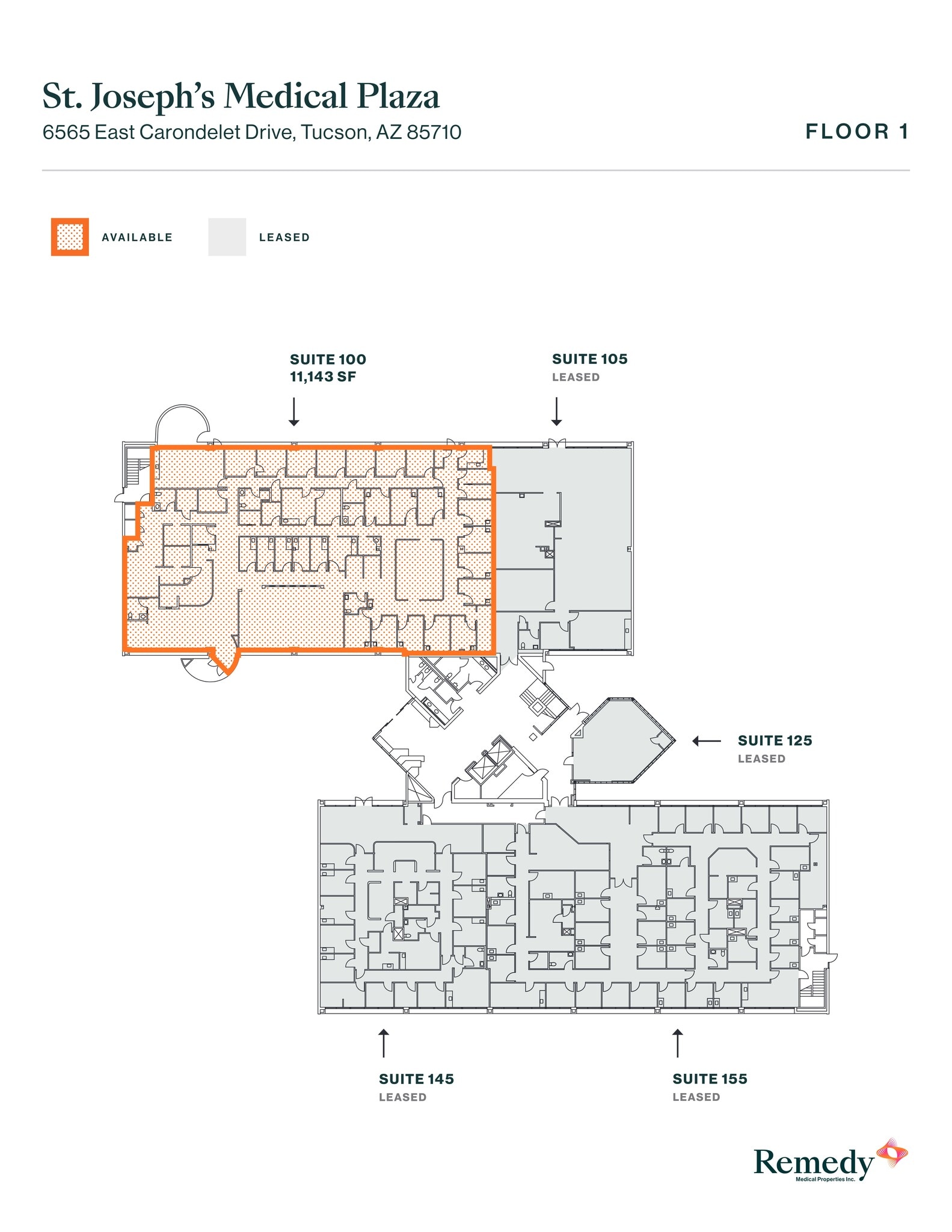 6565 E Carondelet Dr, Tucson, AZ for lease Site Plan- Image 1 of 1