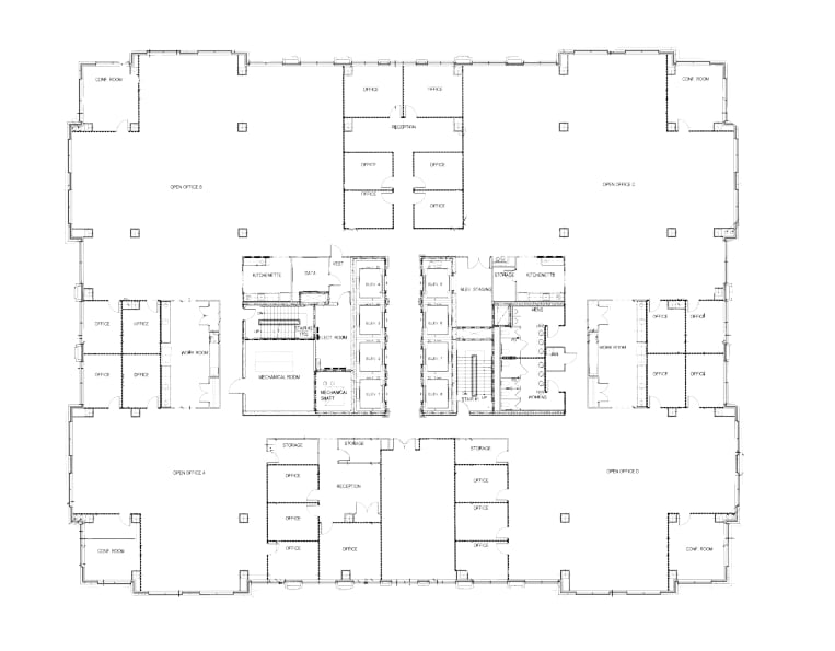 150 Granby St, Norfolk, VA for lease Floor Plan- Image 1 of 1