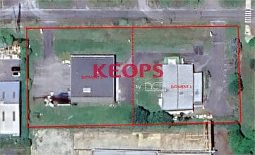 Carbonne - AERIAL map view