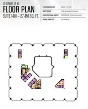 595 Bay St, Toronto, ON for lease Floor Plan- Image 1 of 1